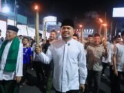 Nyala Semangat Nasionalisme dalam Pawai Obor 1 Muharram di Purwakarta