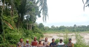 Maraknya Tambang Emas Ilegal di Bantaran Sungai Batang Masumai, Bhabinkamtibmas dan Perangkat Desa Bersatu Tertibkan Tambang Emas Ilegal