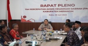 Bupati H M Syukur Buka Rapat Pleno TPAKD Merangin