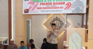 Menyambut HUT Bhayangkara ke-79, Polres Bungo Menggelar Zikir dan Doa Bersama