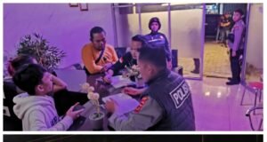 Polres Kerinci Razia Hiburan Malam: Amankan Puluhan Botol Miras Tempat Karaoke Liar Sungai Penuh