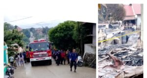 Gudang minyak Ilegal Terbakar, Kadis Damkar Kerahkan 20 Orang Anggota