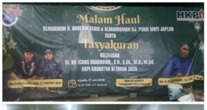 Ketum IWO-I Menggelar Malam Haul Orang Tua Serta Tasyakuran Kelulusan Dr.NR Icang Rahardian S.H.,S.AK.,M.H.,Mpd