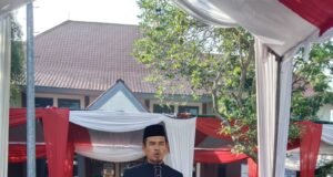 Pemerintah Kecamatan Karang Bahagia Gelar Apel Peringatan Hari Jadi Kabupaten Bekasi Ke -75 Tahun