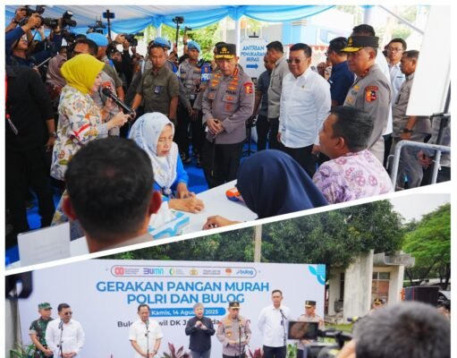 Kapolri Hadiri Kick Off GPM Serentak se-Indonesia, 2.424 Ton Beras SPHP Disalurkan ke Masyarakat Hari Ini