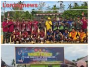 Satgas Yonif 131/Brajasakti Gelar Turnamen Voli Dalam Rangka Memeriahkan HUT TNI ke-80 di Kabupaten Keerom