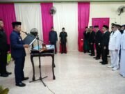 Bupati Pringsewu Riyanto Pamungkas Lantik dan Sumpah 19 Pejabat