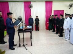 Bupati Pringsewu Riyanto Pamungkas Lantik dan Sumpah 19 Pejabat