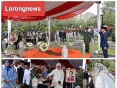 Wapres Gibran Pimpin Upacara Pemakaman Ibu Karlinah Umar Wirahadikusumah di TMP Kalibata