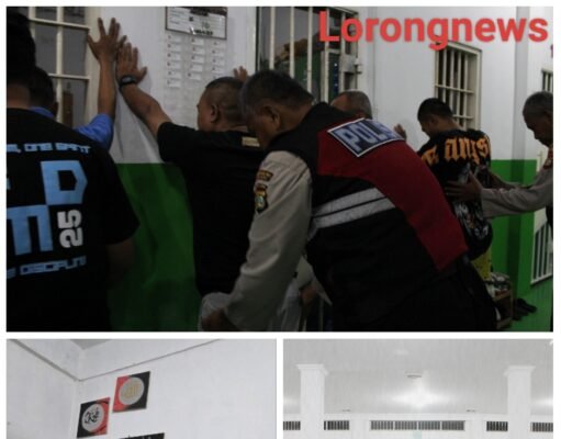 Lapas Kelas IIA Cikarang Menggandeng APH Sidak Blok Hunian