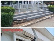 Miris…!!! Gedung Kantor Pemkab Karawang Terlihat Tak Terawat, Atap Rusak dan Tumbuhan Liar Tumbuh Subur