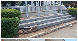 Miris…!!! Gedung Kantor Pemkab Karawang Terlihat Tak Terawat, Atap Rusak dan Tumbuhan Liar Tumbuh Subur