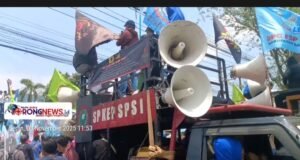 Ribuan Buruh di Bekasi Kepung PT Michelin, Protes PHK Sepihak 280 Pekerja