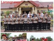 Kapolres Aceh Tamiang Pimpin Sertijab Empat Pejabat Utama dan Dua Kapolsek