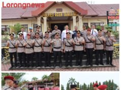 Kapolres Aceh Tamiang Pimpin Sertijab Empat Pejabat Utama dan Dua Kapolsek