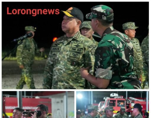 Panglima TNI Tinjau Latihan Terjun Malam di Bangka, Tingkatkan Kesiapsiagaan dan Pengamanan Wilayah