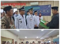 Camat Pebayuran Lantik Dua Pj Kepala Desa, Tekankan Netralitas dan Pelayanan Publik