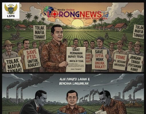 LSM Satria Pinayungan Nusantara Desak Bupati Tegal Bertindak Tegas Dugaan Praktik Mafia Tanah dan Penyalahgunaan Program PTSL