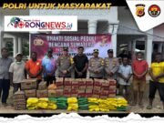 Kapolres Pidie Salurkan Bantuan Akpol 2005, Untuk Warga Terdampak Banjir di Kabupaten Pidie