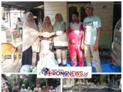 Rumah Warga Desa Danau Lancang Habis Dilalap Sijago Merah, Dinsos Kabupaten Kampar Salurkan Bantuan Darurat