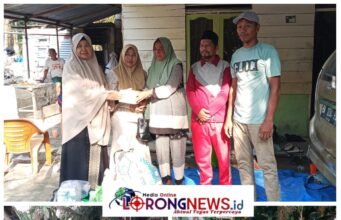 Rumah Warga Desa Danau Lancang Habis Dilalap Sijago Merah, Dinsos Kabupaten Kampar Salurkan Bantuan Darurat