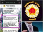 Tim Pengacara Muhamad, SH.LLM dari DARMA BAKTI JUSTITIA LAW FIRM Laporkan Sony ke Bareskrim dan Polres Lubuklinggau atas Fitnah Institusi dan Pelecehan Gender
