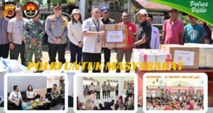 Kapolres Pidie Dampingi Tim KSP Salurkan Bantuan untuk Korban Banjir