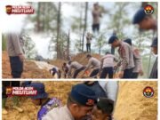 Respon Cepat Polri di Aceh Tengah Buka Akses Jalan Nasional Takengon Blang Kejeren, Personel Bantu Seberangkan Warga