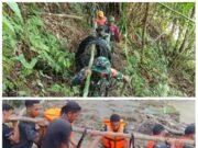 Tempuh Medan Sulit Tiga Hari, TNI dan PLN Distribusikan Genset ke Desa Terpencil Sikundo