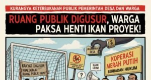 Kurangnya Keterbukaan Publik Pemdes Sonoageng : Ruang Publik Digusur, Warga Paksa Hentikan Proyek Koperasi