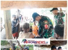 Satgas Yonif 123/Rajawali Gelar Pelayanan Kesehatan di Pos Asgon, Koroway dan Kout 
