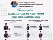 Ketua Umum IWO Indonesia Sampaikan Ucapan Selamat atas Pelantikan Pejabat Pimpinan Tinggi Madya dan Pratama KPK RI