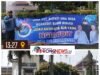 Buntut Bungkamnya Inspektorat, DPD IWO Indonesia Kabupaten Bekasi Pasang Spanduk Tantang Audit BUMD di Depan Kantor Bupati