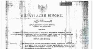 Skandal “IZIN KILAT” 3 Hari PT DAP: Menggugat Gurita Sawit di Tengah Bungkamnya Pengusaha Aceh Singkil