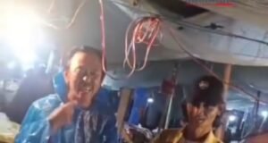 Viral…!!! Video Dugaan Pungutan di Pasar Tumpah Cikarang, Kades Sebut Oknum BUMDes