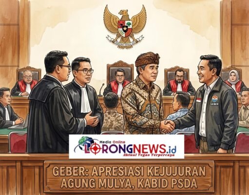 GEBER Apresiasi Kejujuran Agung Mulya Kabid PSDA Di Sidang Pengadilan Tipikor Bandung