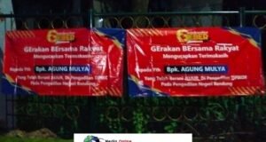 Apresiasi Kejujuran Kabid PSDA di Sidang Tipikor, Spanduk “Terima Kasih Agung Mulya” Bertebaran di Pemda Bekasi