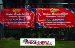 Apresiasi Kejujuran Kabid PSDA di Sidang Tipikor, Spanduk “Terima Kasih Agung Mulya” Bertebaran di Pemda Bekasi
