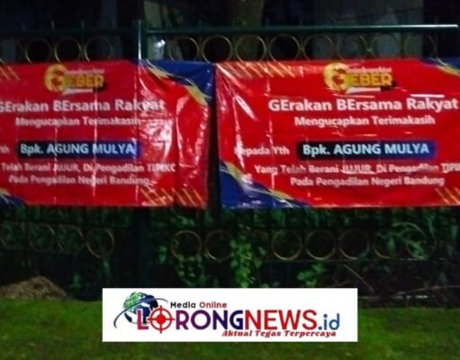 Apresiasi Kejujuran Kabid PSDA di Sidang Tipikor, Spanduk “Terima Kasih Agung Mulya” Bertebaran di Pemda Bekasi
