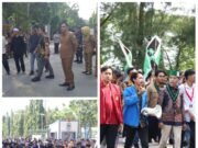 Usai Viral dan Jadi Sorotan Nitizen Gaya “COD” Plt Bupati Asep Surya Atmaja Sambut Langsung Demo Mahasiswa di Patung Golok