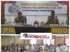Wakapolda Jambi Kunjungi Mapolres Bungo, Berikan Arahan Kepada Seluruh Personel Polres