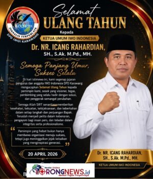 Pimpinan Redaksi Lorongnews Ucapkan Selamat Ulang Tahun Ketum IWO Indonesia