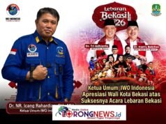 Ketua Umum IWO Indonesia Apresiasi Walikota Bekasi atas Suksesnya Acara Lebaran Bekasi
