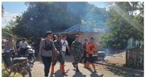 Dandim 0420/Sarko Tinjau Langsung Lokasi Banjir di Sarolangun, Pastikan Keselamatan Warga