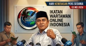 Peringati Hari Kebebasan Pers Sedunia 2026, Ketum IWO Indonesia: Jangan Ada Lagi Kriminalisasi Terhadap Karya Jurnalistik