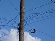Marak Kabel Wifi Bergangunggan di Tiang Milik PLN di Dua Kecamatan Pemenang Barat dan Pamenang Selatan