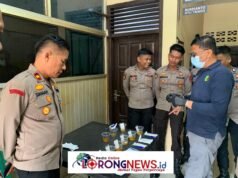 Wakapolres Merangin Pimpin Cek Urine Mendadak, Pastikan Personil Bebas Dari Narkoba