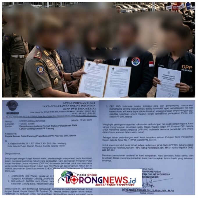 Seminggu Tanpa Respon, DPP IWO Indonesia Desak Kasatpol PP DKI Jakarta Buka Ruang Dialog Terkait Sengketa Lahan Gudang Cakung