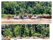 PETI Karang Berahi Kian Menggila, Dompeng Bebas Beroperasi di Sungai Batang Merangin