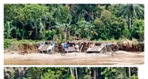 PETI Karang Berahi Kian Menggila, Dompeng Bebas Beroperasi di Sungai Batang Merangin